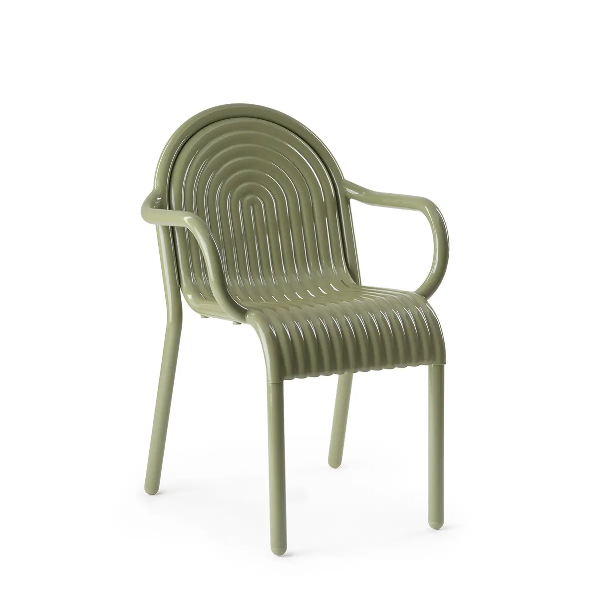 Tom Dixon | Groove Outdoor Armchair | Moss 1