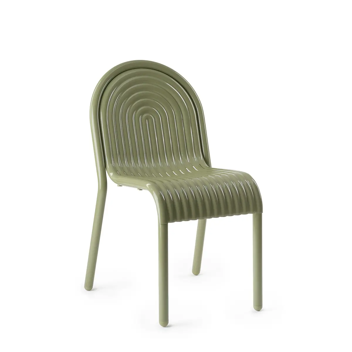 Tom Dixon | Groove Outdoor Side Chair | Moss 1