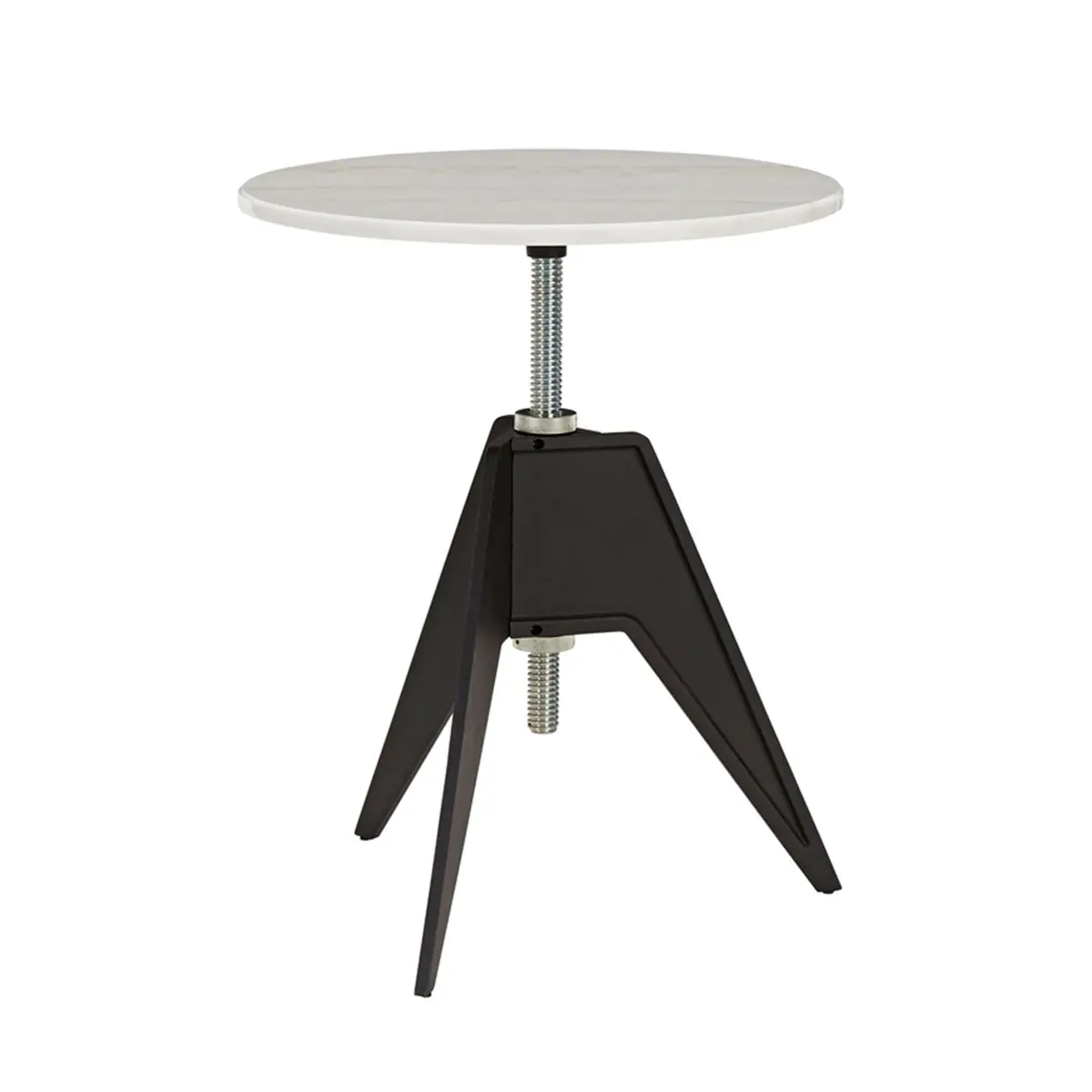 Tom Dixon | Screw Side Table | White Marble 60Cm 1