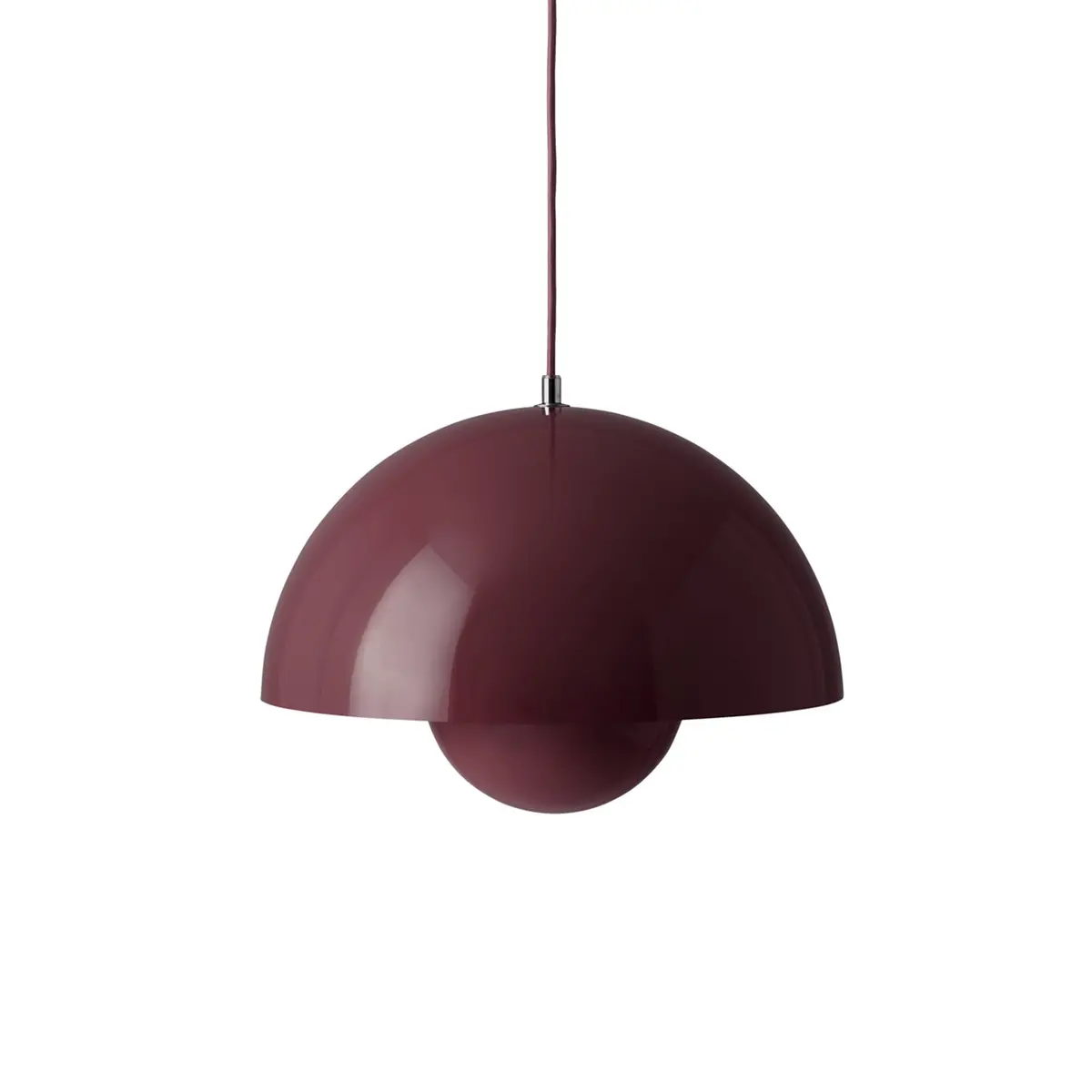 &Tradition | Flowerpot Vp7 Pendant Lamp | Dark Plum 37Cm 1