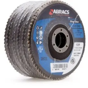 Abracs Flap Disc Zirconium 100X16mm P80 Qtyx5 Pg.429 Vlwaf108n 1
