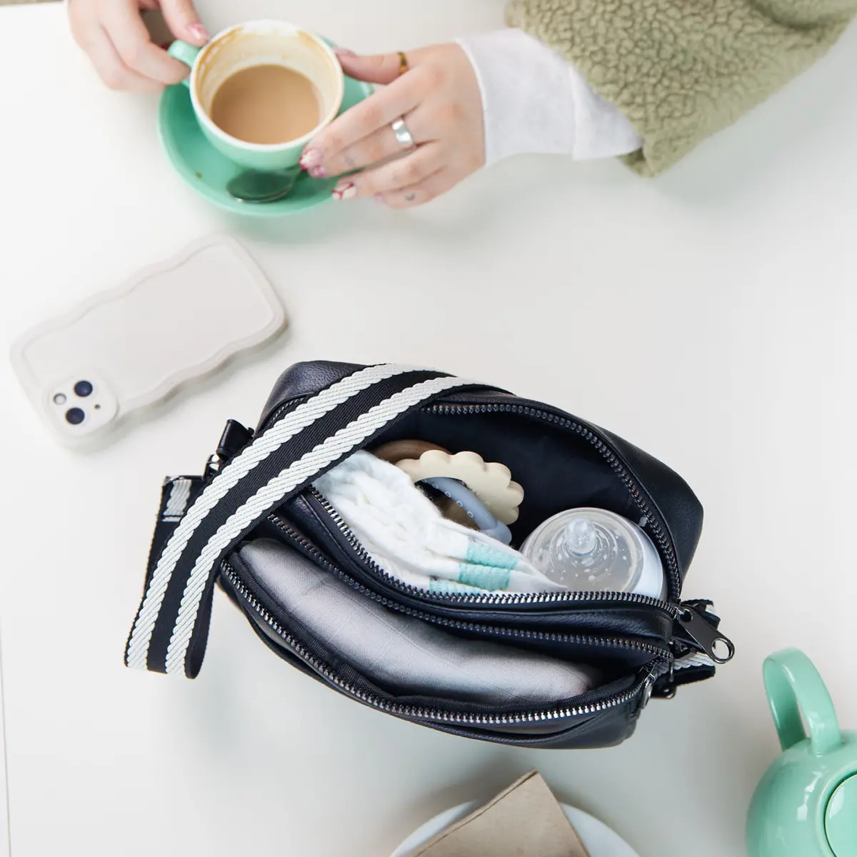 Vega Luxury Changing Cross-Body Bag 1