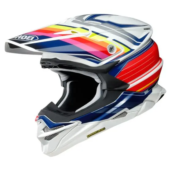 Shoei Helmet Vfx-Evo Pinnacle Tc-1 Red/White 1