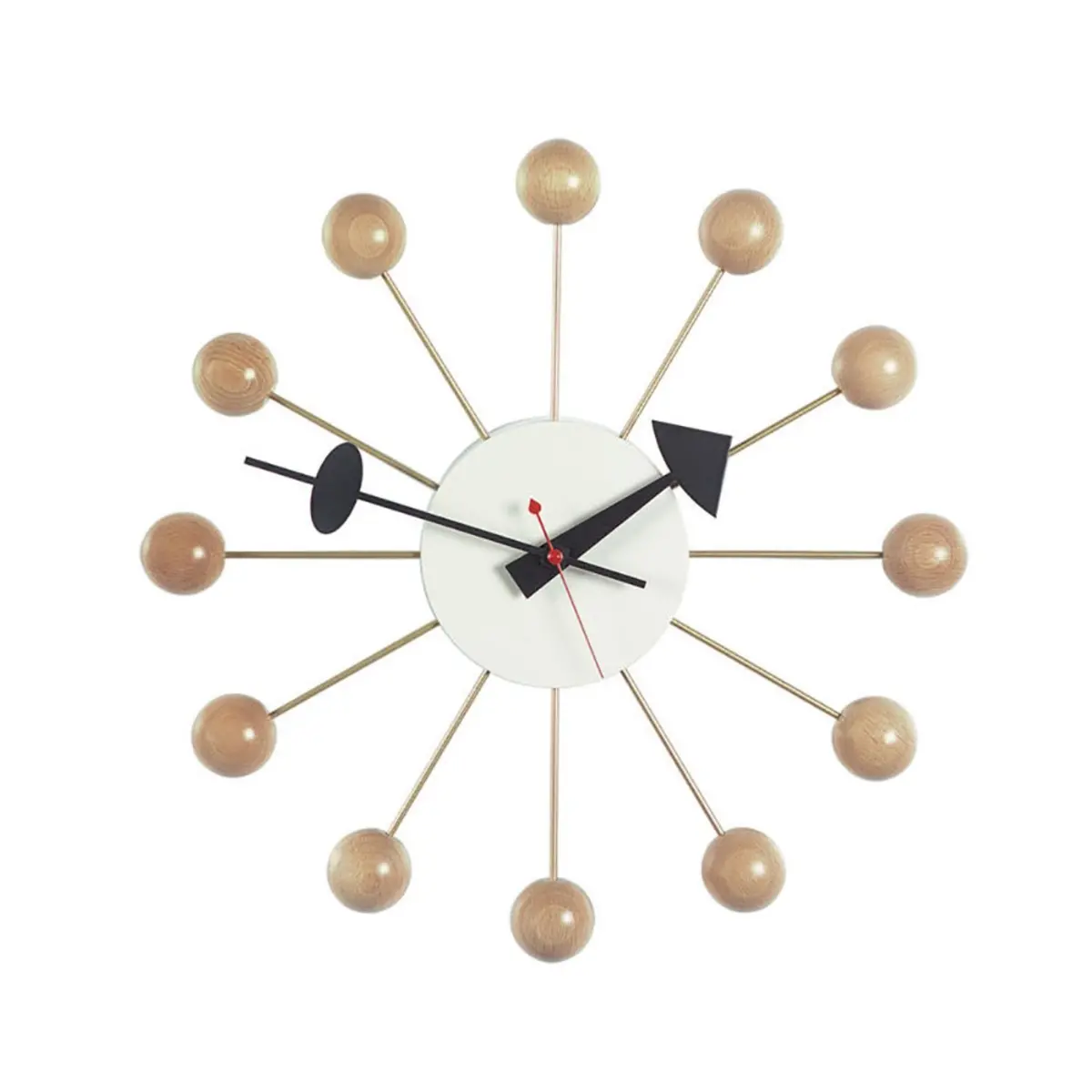 Vitra | George Nelson Ball Clock | Natural Beech 1