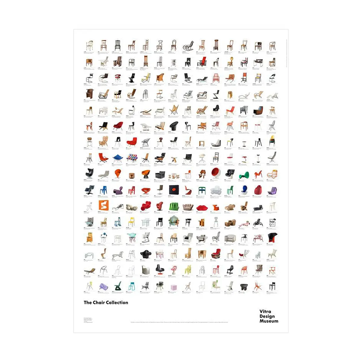 Vitra | Design Museum Chair Collection Poster 1