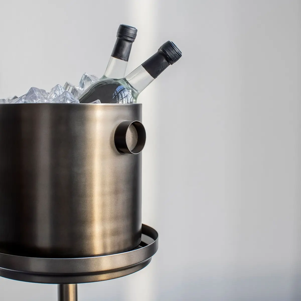Xlboom | Rondo Wine Bucket | Black + Steel - Lc 2