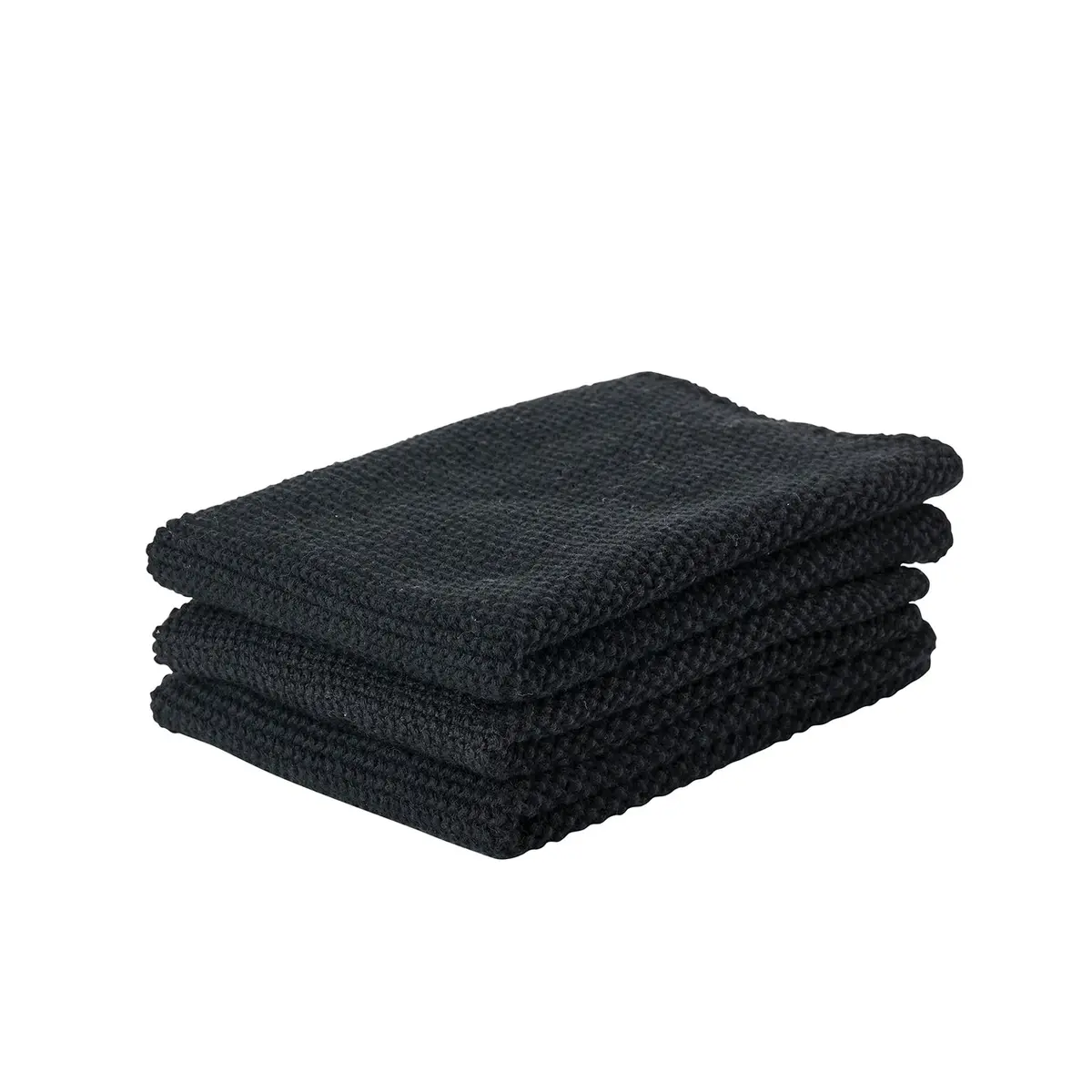 Zone Denmark | Dish Cloths 3 Pack | Black 1