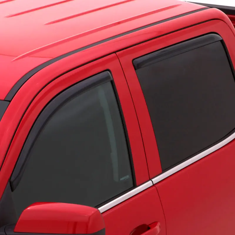 Avs In-Channel Ventvisor Deflectors For 1999–2016 Ford F-250 Supercrew – Smoke Finish, 4-Piece Set 1