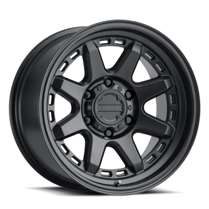 Raceline Scout 18X9 Wheel – 5X127 Bolt Pattern, 0Mm Offset, 78.1Mm Bore, Satin Black Finish 1