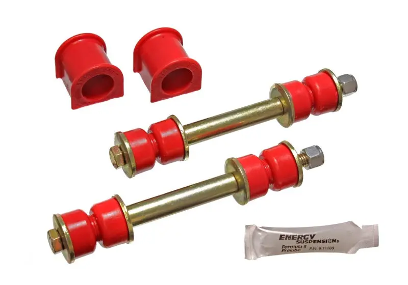 Energy Suspension Front Sway Bar Bushing Kit For 1989 Toyota 4Runner – 24Mm Red Polyurethane Set (2Wd/4Wd) 1