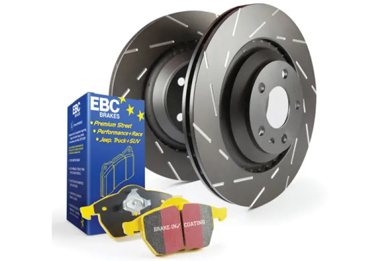 Ebc S9 Premium Brake Kit – Yellowstuff Pads + Usr Slotted Rotors For High-Performance Street Use 1