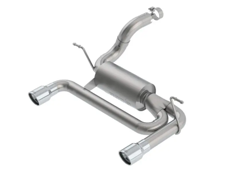 Borla Atak Axle-Back Exhaust System For 2018+ Jeep Wrangler Jl/Jlu 3.6L – Stainless Steel, Dual 3.5" Tips 1
