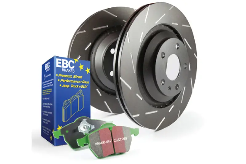 Ebc S2 Brake Kit – Greenstuff Pads Paired With Usr Drilled & Slotted Rotors 1