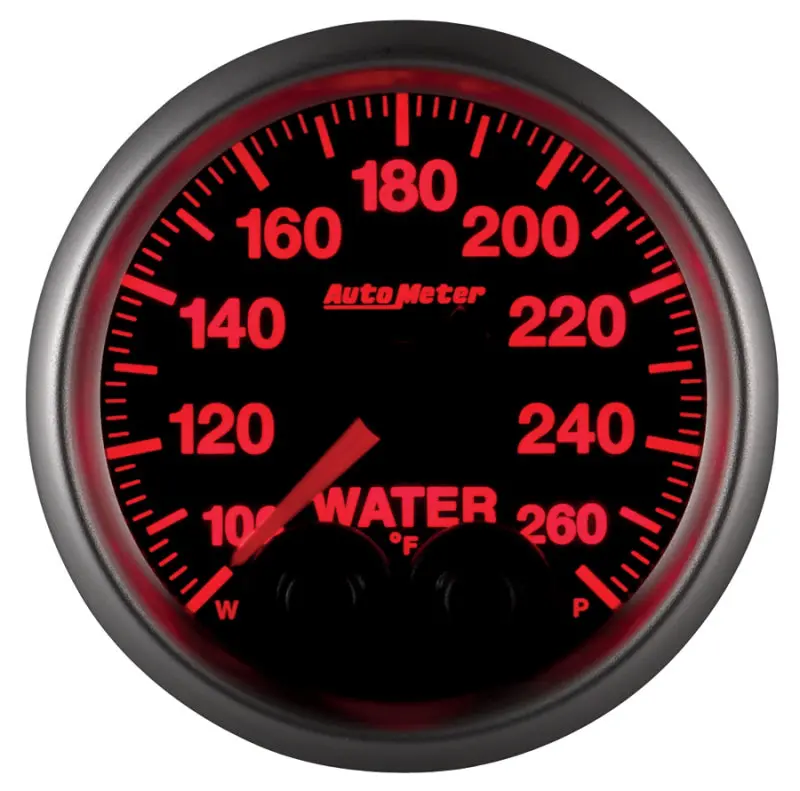 Autometer Elite 52Mm Water Temperature Gauge With Peak Hold & Warning – 100–260°F, Electronic Control 2