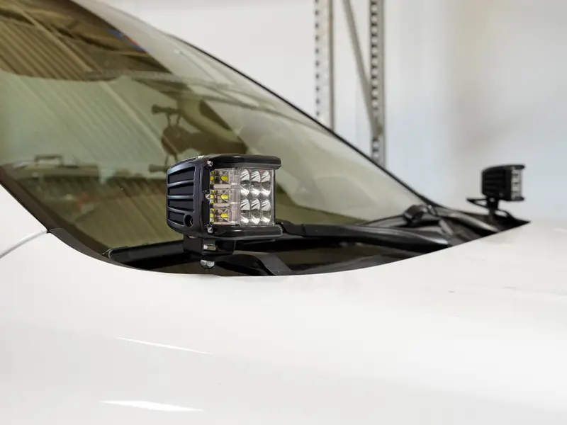 Cali Raised Low-Profile Ditch Light Mounting Kit For 2003–2009 Toyota 4Runner (Includes Brackets & 27W Lights) 1