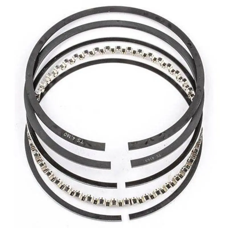 Mahle Performance Oil Ring Assembly – 4.130In Bore, 2.0Mm Thickness, Chrome-Coated, Standard Tension (48-Piece Bulk) 1