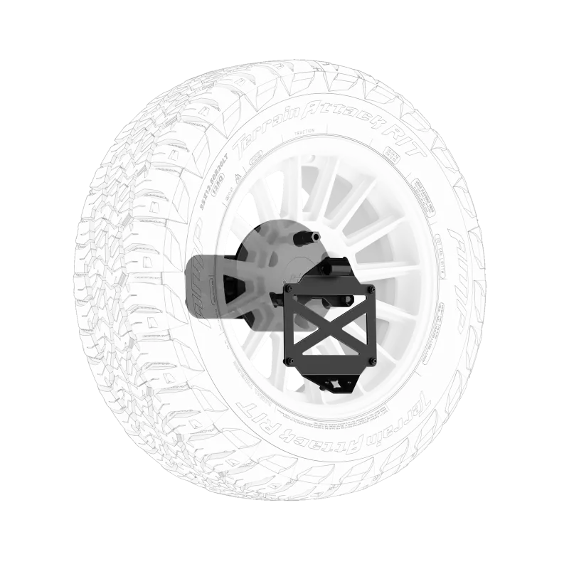 Pro Series Ii Tire Carrier With License Plate Mount For 2016–2023 Toyota Tacoma & 2010–2024 4Runner 1