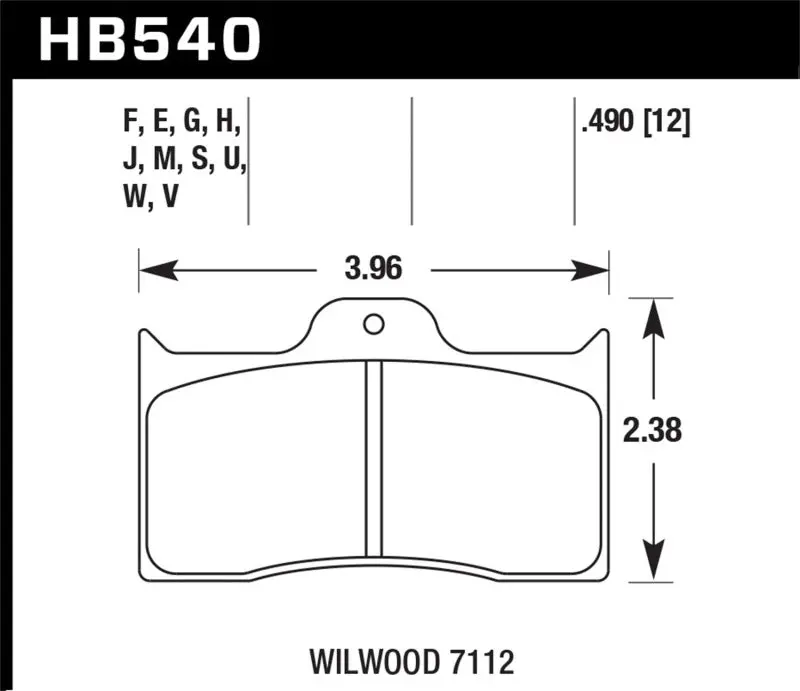 Hawk Wilwood Dtc-60 Racing Brake Pads – High-Performance Track Compound 1