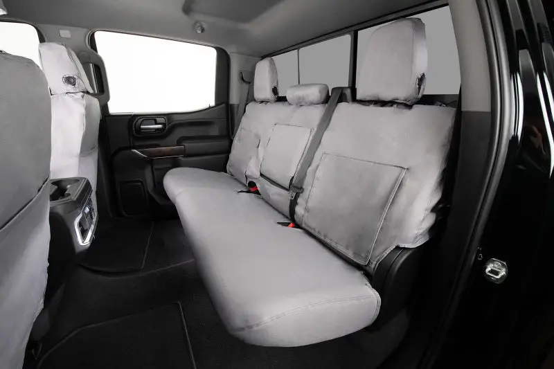 Covercraft Seatsaver Polycotton Front Seat Covers For 2002–2003 Dodge Ram – Grey 1