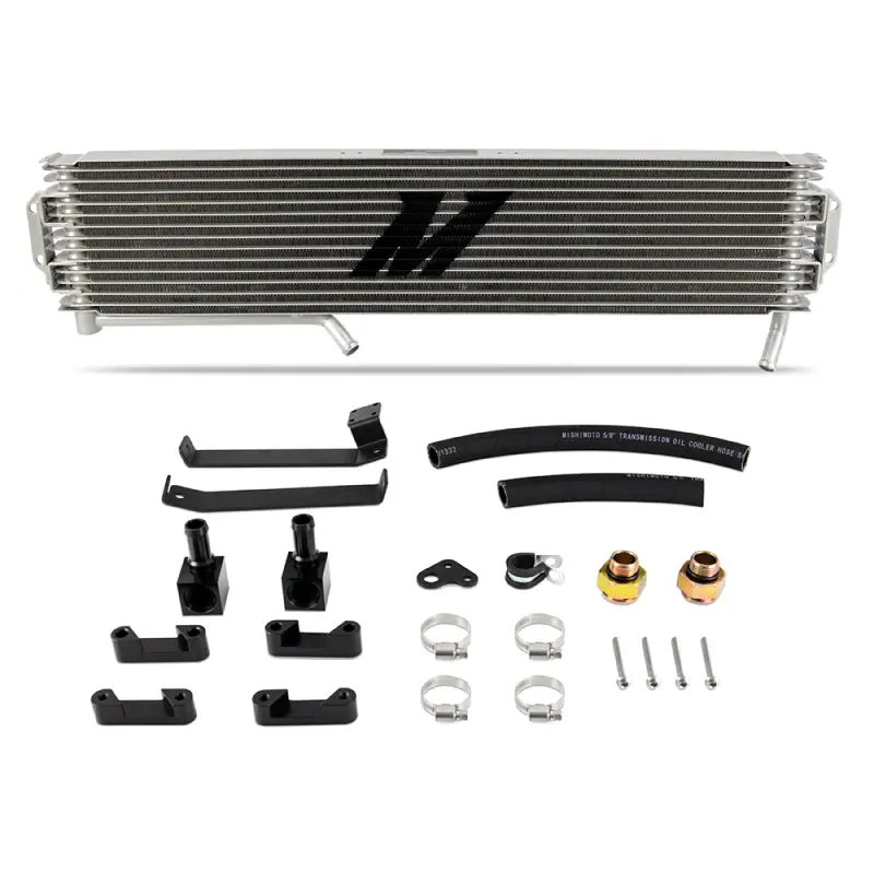 Mishimoto Silver Transmission Cooler For 2015–2016 Gm 6.6L Duramax Lml 1