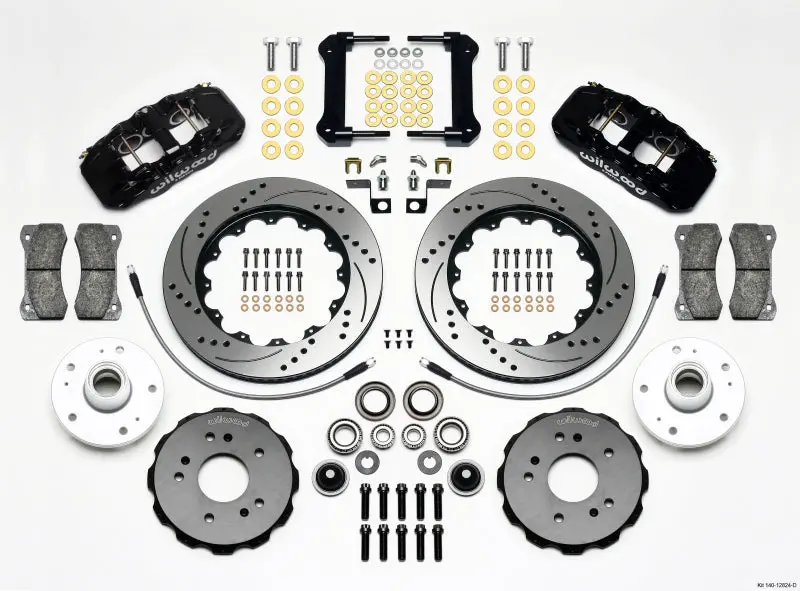Wilwood Aero6 Front Big Brake Kit With 14.25-Inch Drilled Rotors For 1997–2003 Ford F-150 1