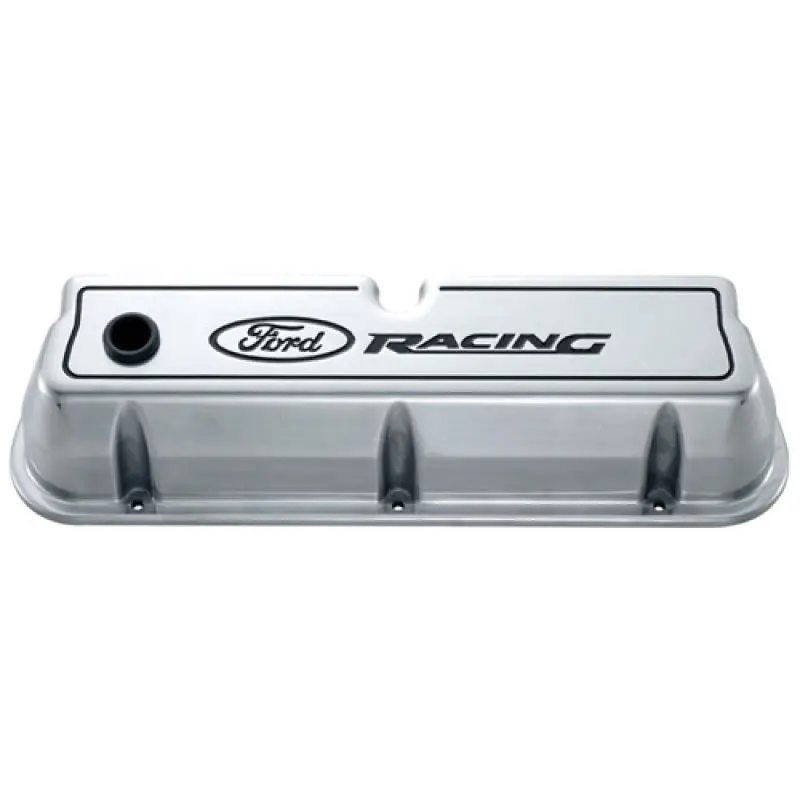 Ford Racing Die-Cast Black Valve Covers With Polished Accent Finish And Embossed Logo 1