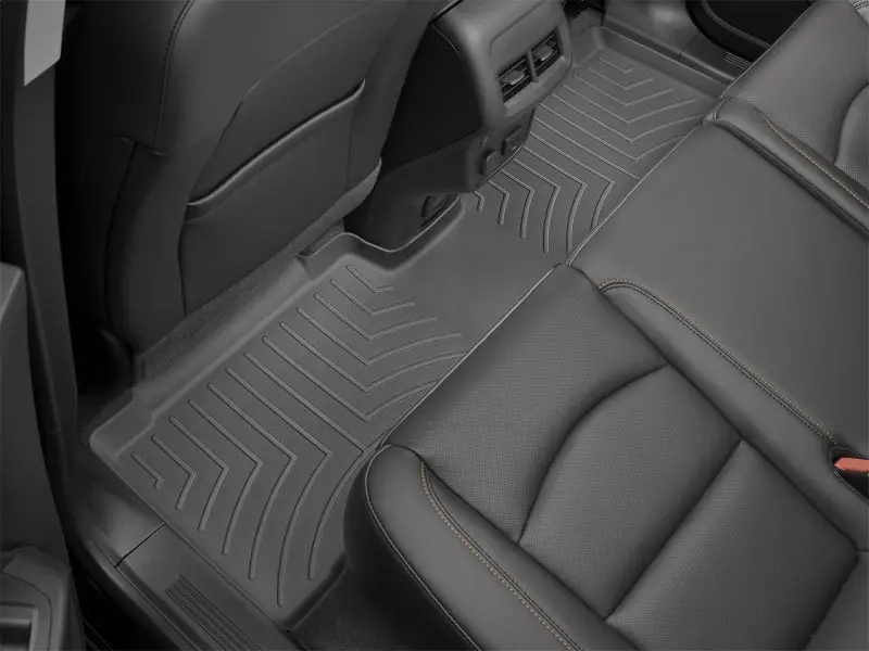 Weathertech Rear Floor Liners For 2014–2016 Land Rover Range Rover – Long Wheelbase W/ 2Nd Row Console, Black 1