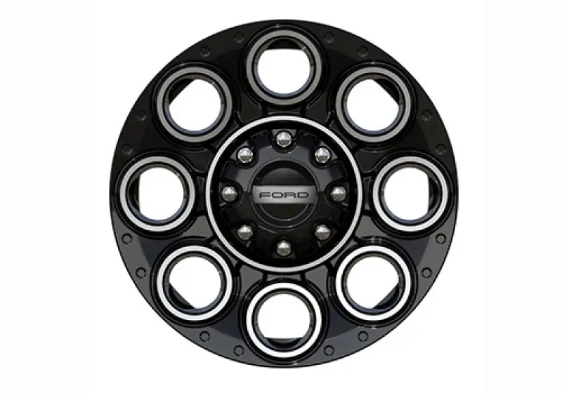 Ford Racing 20X8-Inch Black Machined-Face Wheel Kit For 2023–2024 Super Duty Trucks 1