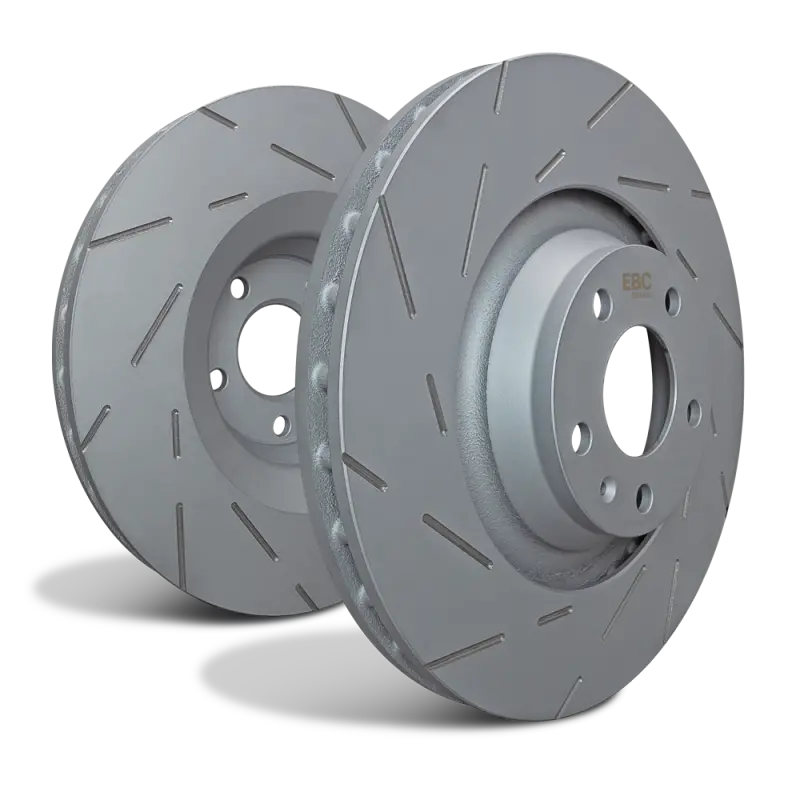 Ebc Usr Slotted Front Brake Rotors For 2021–Present Genesis G80 3.5T Turbo 1