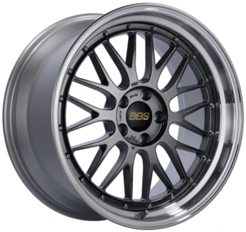 Bbs Lm 20X9.5 5X112 Et38 Pfs Diamond Black Center Diamond-Cut Rim Wheel - Pfs/Clip Req 1