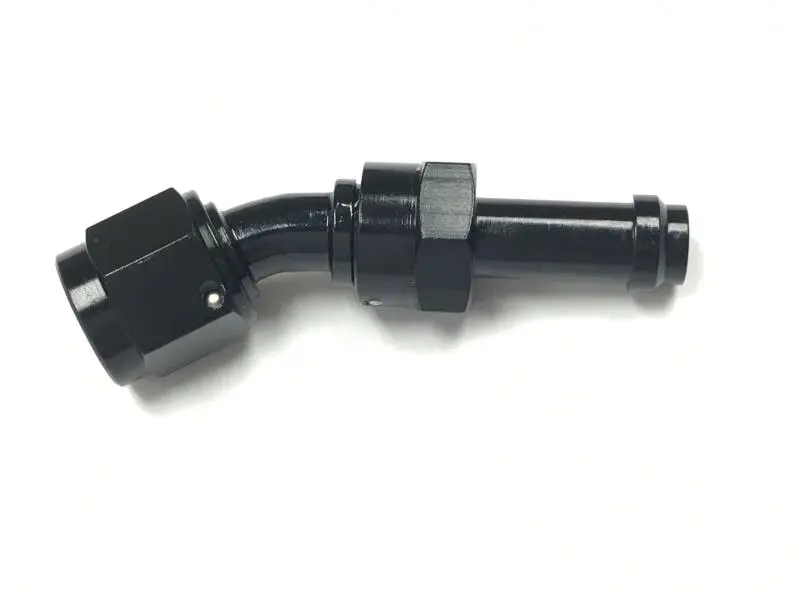 Fragola -6An 30° Ez Street Hose End – Black Anodized 1