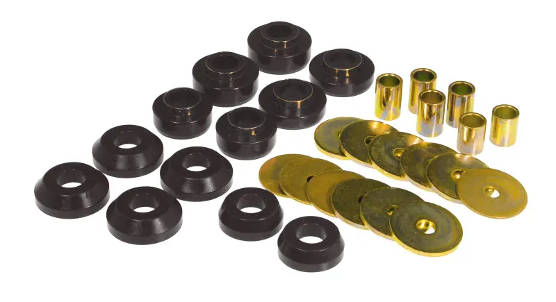 Prothane 67-69 Chevy Camaro/Firebird Conv Body Mount - Black 1