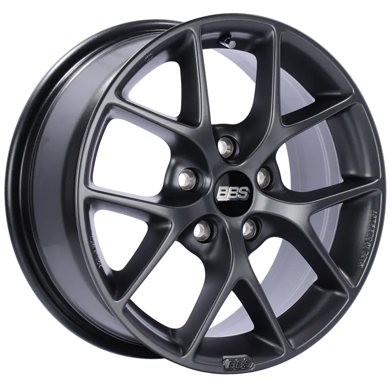Bbs Sr Forged Alloy Wheel – 16X7In, 5X115Mm Bolt Pattern, +36Mm Offset, 70.2Mm Centerbore, Satin Grey 1