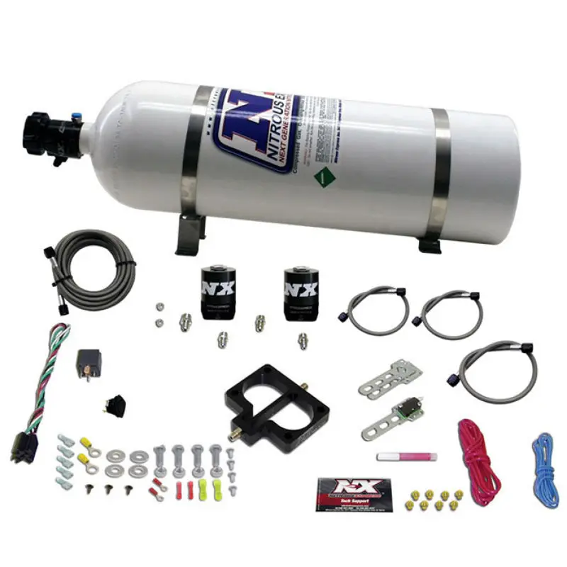 Nitrous Express Tbi Nitrous Plate Kit For Dodge Magnum Engines – Includes 15Lb Bottle 1