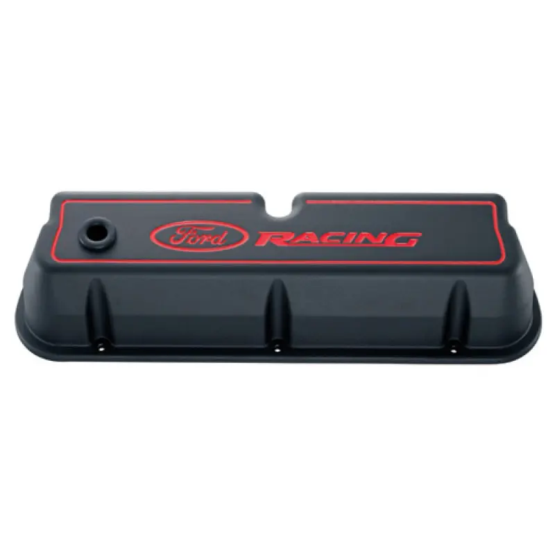 Ford Racing Die-Cast Black Valve Covers With Embossed Logo – Stylish Engine Bay Upgrade 1