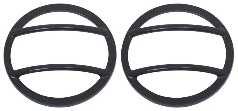 Kentrol Textured Black Fog Light Cover Set For 2007–2018 Jeep Wrangler Jk 1
