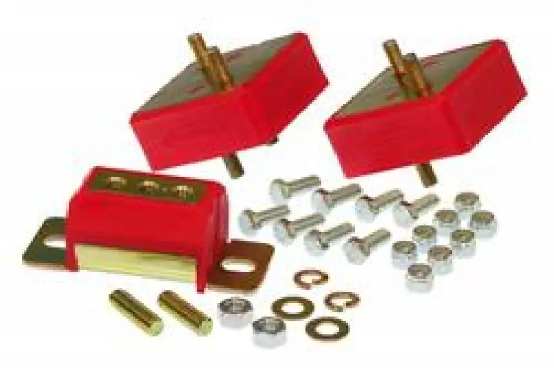Prothane Red Motor And Transmission Mount Kit For Jeep Applications 1