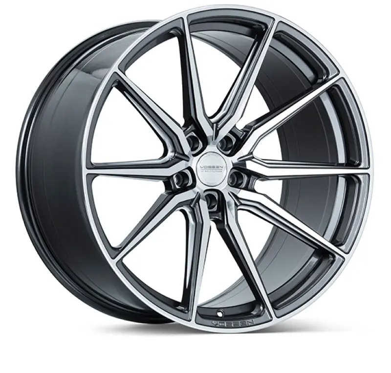 Vossen Hf-3 20X10 / 5X120 / Et45 / Deep Face / 72.56 - Gloss Graphite Polished Wheel 1