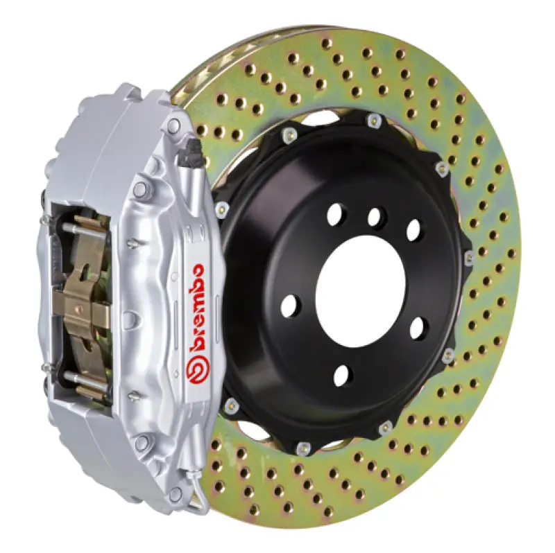 Brembo Gt Big Brake Kit – Front, 6-Piston Calipers With Drilled 355X32Mm Two-Piece Rotors For Bmw E46 M3 (2001–2006) 1