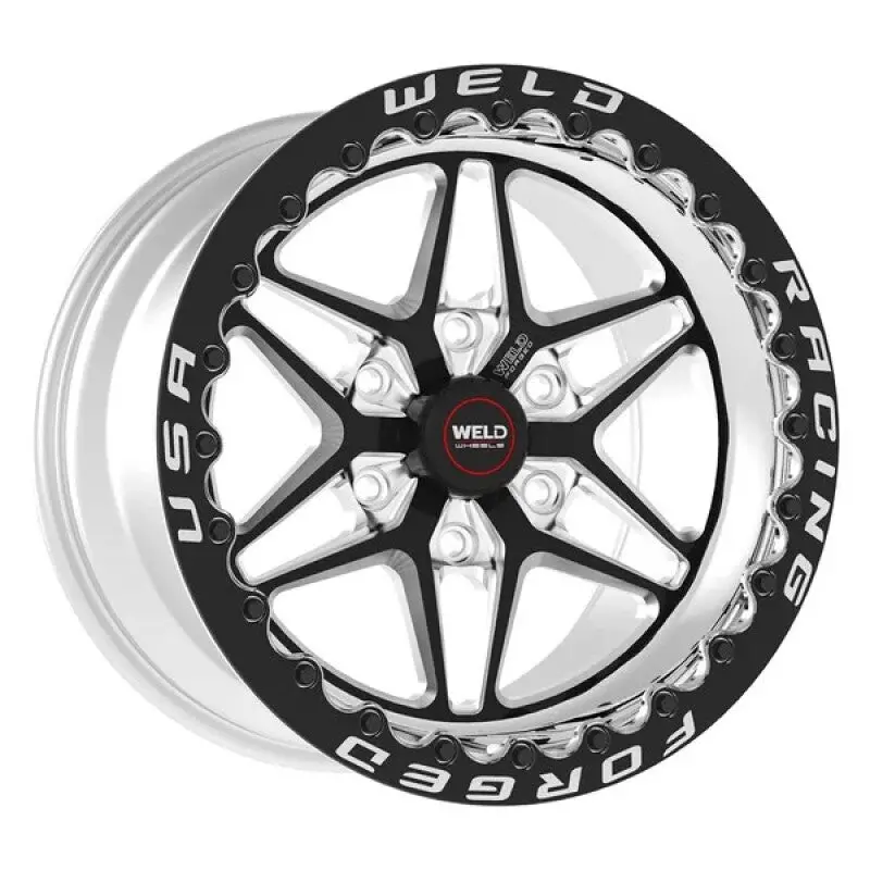 Weld S81 Single Beadlock Wheel – 17X10 Inches, 5X4.75 Bolt Pattern, 43Mm Offset, Black Finish 1