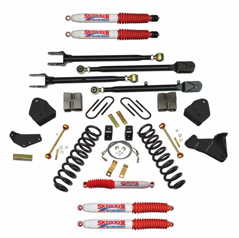 Skyjacker 6-Inch Lift System For 2008–2010 Ford F-350 Super Duty – 4-Link Suspension 1