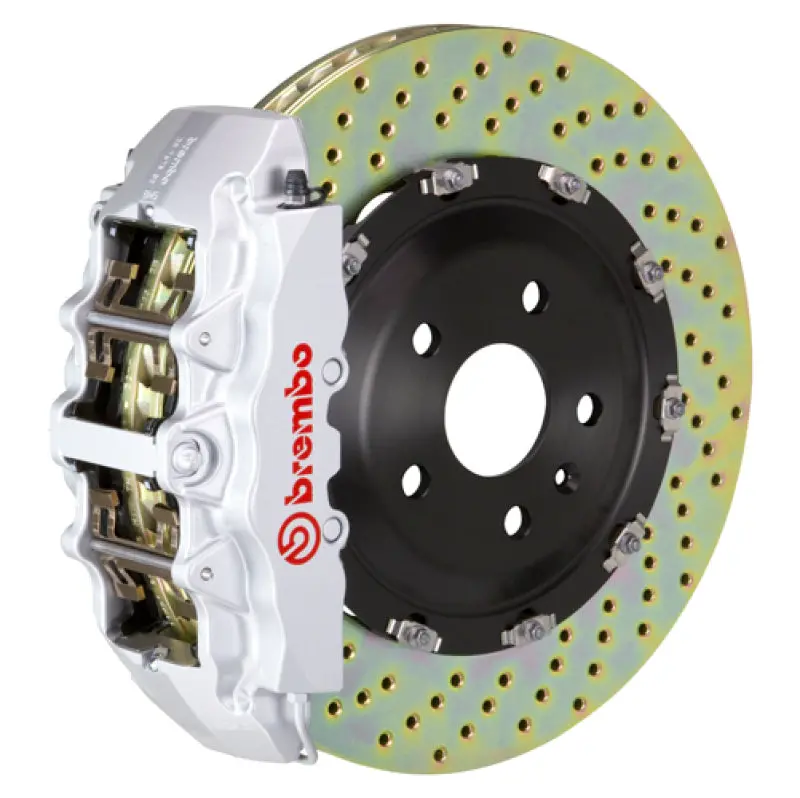 Brembo Gt Big Brake Kit For 2002–2005 Bmw 7-Series (Up To March 2005 Production) – Front, 6-Piston Calipers, 380X34Mm Drilled Rotors (2-Piece) 1