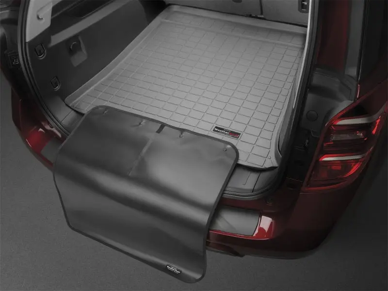 Weathertech Cargo Liner With Bumper Protector For 2023 Mercedes-Benz Eqs Suv – Gray Interior Fit 1