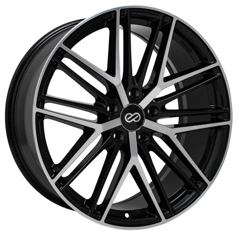 Enkei Phantom 18×8 Wheel – 5×108 Bolt Pattern, 40Mm Offset, 72.6Mm Center Bore, Black/Machine Finish 1