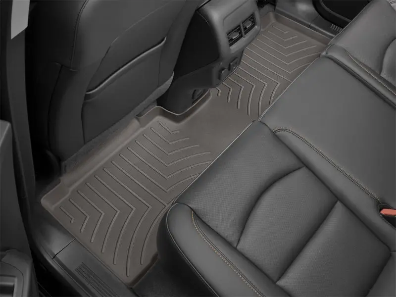 Weathertech Rear Floorliner – Custom-Fit For 2018+ Volvo Xc60, Cocoa Color, Standard Drivetrain 1