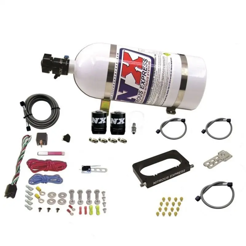Nitrous Express 50–300 Hp Nitrous Kit For 1996–2004 Ford Mustang Cobra & Mach 1 (4-Valve) – Includes 10Lb Bottle 2