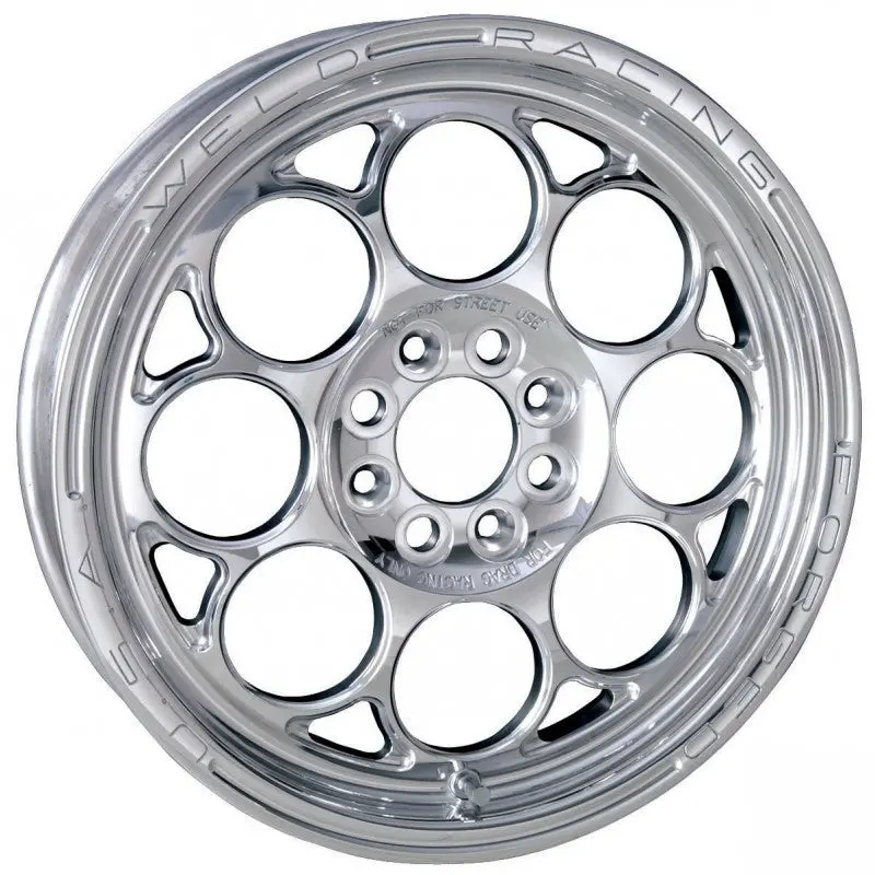 Weld Magnum Import 15X10 / 5X100Mm Bp / 7In. Bs Black/Polished Wheel - Non-Beadlock 1