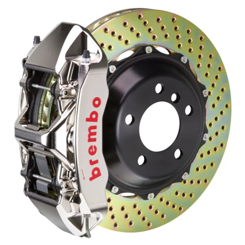 Brembo Gt Big Brake Kit For 2014–2020 Bmw I8 – Front, 6-Piston Calipers, 380X32Mm Drilled 2-Piece Rotors 1