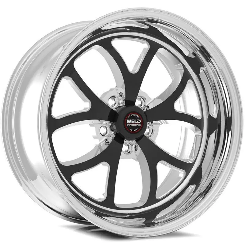 Weld S76 Single Beadlock Wheel – 17X10", 5X5", 7.2" Backspace, High-Pad Black Finish 1