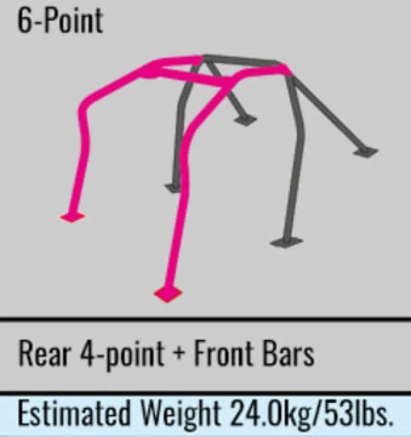 Cusco 6-Point Roll Cage With Harness Bar – Steel Construction For 2016+ Mazda Mx-5 Miata Nd (Nd5Rc Model) 1